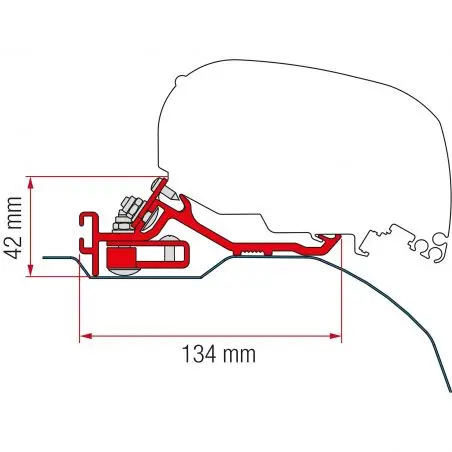 Kit Fiat Ducato H2 - od 2006 pre L2 a L3