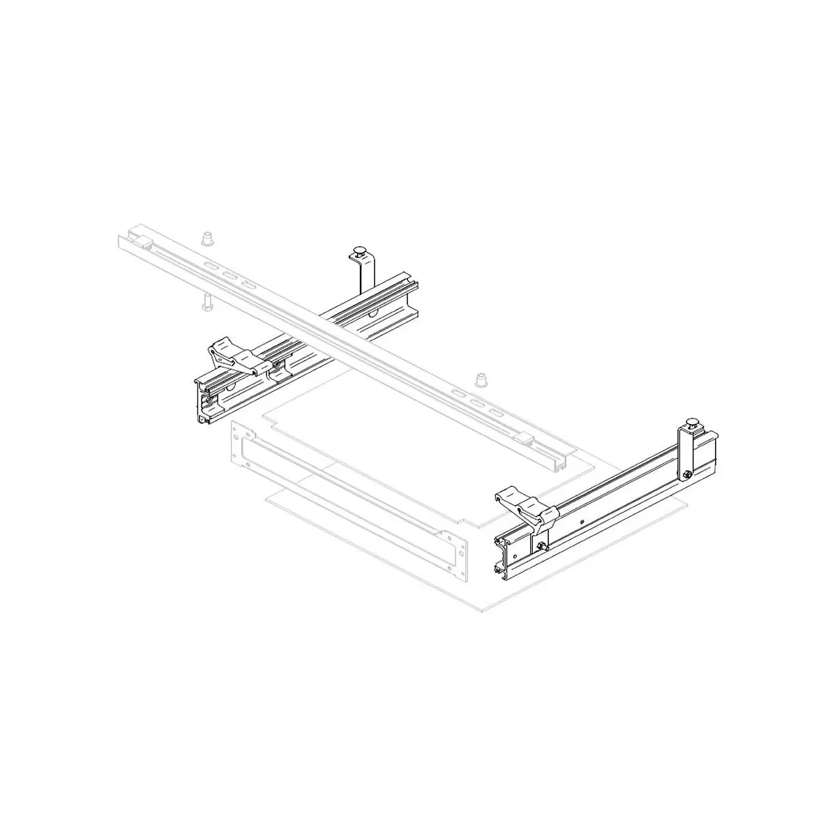 Szerelőkeret Thule Slide-Out V16 Ducato 700