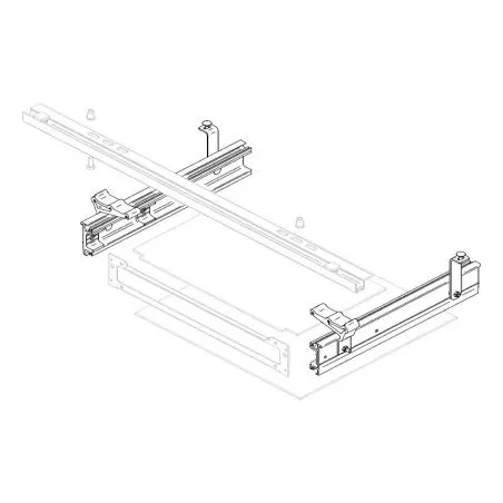 Szerelőkeret Thule Slide-Out V16 Ducato 700