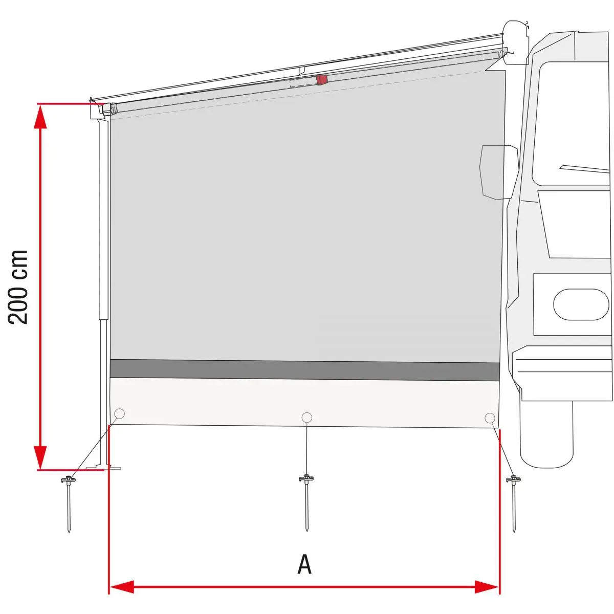 Oldalsó panel Sun View Side - CS, F35