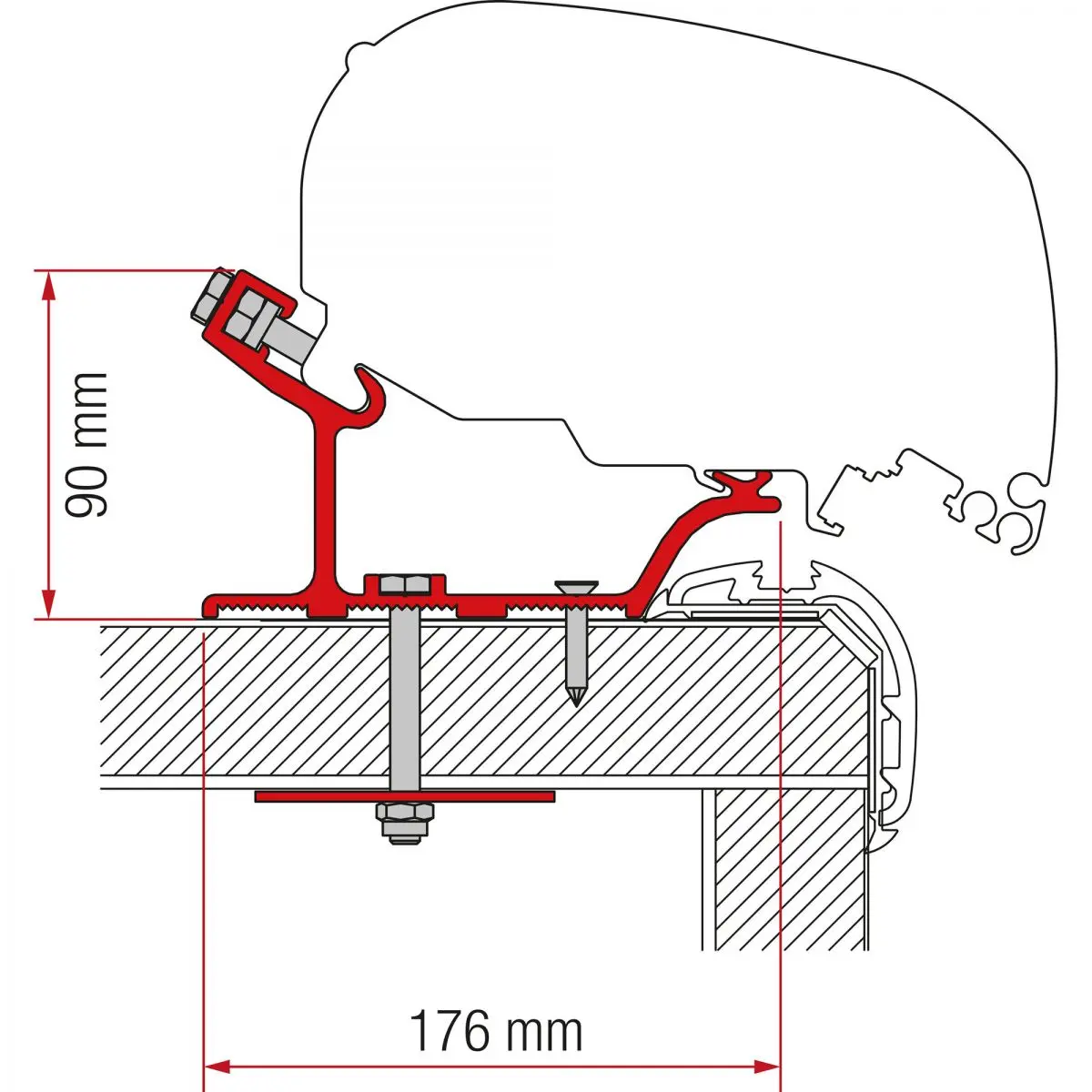 Adaptor Carthago Malibu - 450 cm