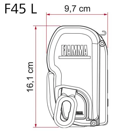 Fiammastore F45 - 300 titán, királykék