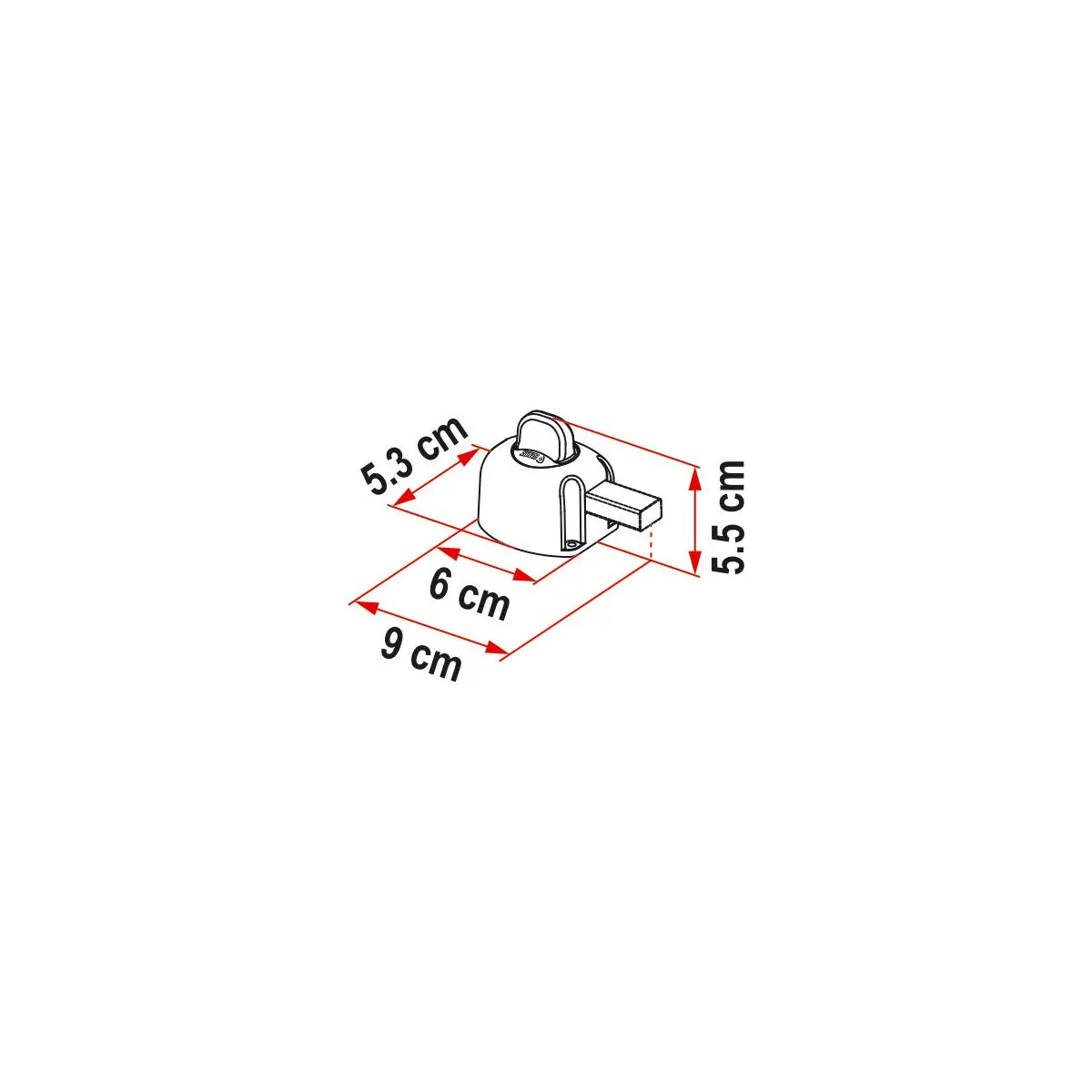 Încuietoare interioară a ușii Safe Door Guardian - Universal