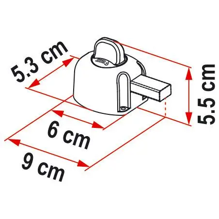 Încuietoare interioară a ușii Safe Door Guardian - Universal