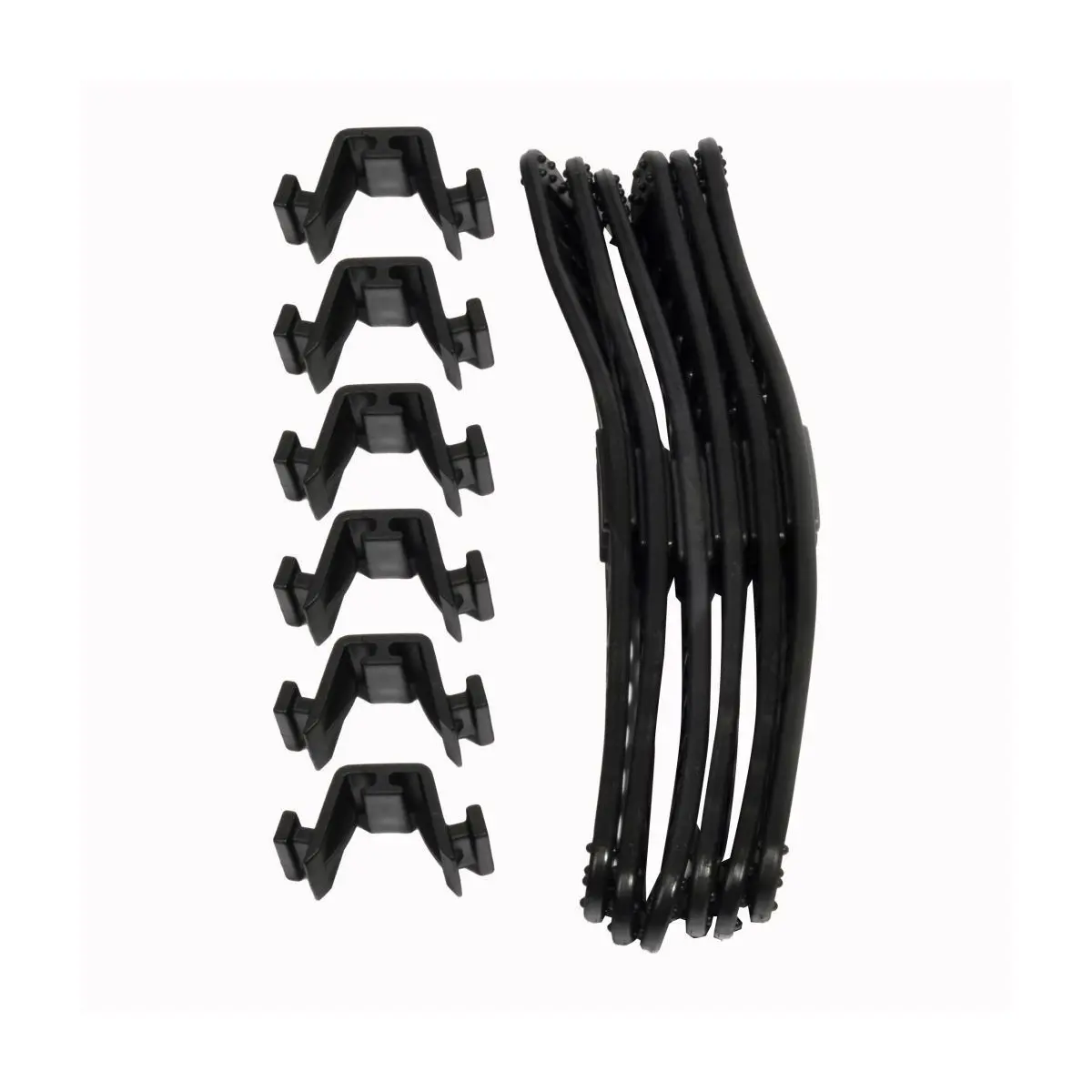 Suport curea cauciuc Thule pentru portbiciclete, negru, 6 buc