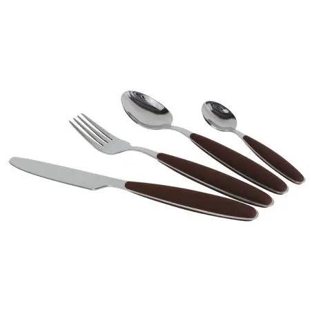 Set de tacamuri Grey Line - 16 bucati, maro