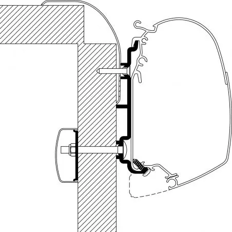 Adaptor Frankia pentru TO seriile 5 și 8, lungime 4,5 m