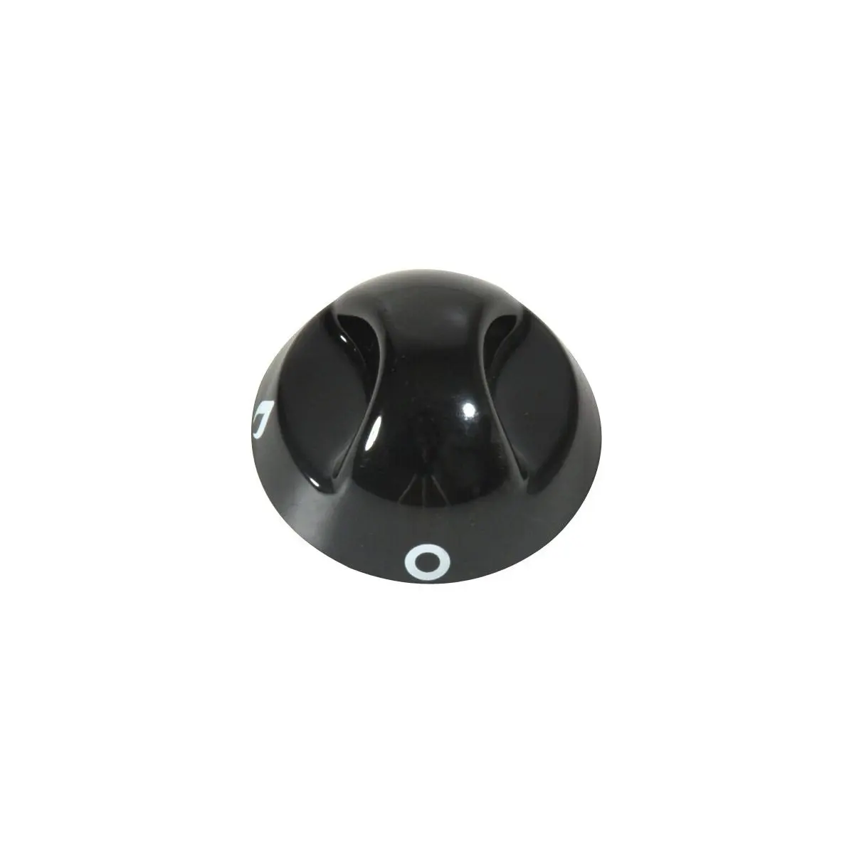 Buton de control negru pentru aragazul Triangle Basic Line, 3 buc