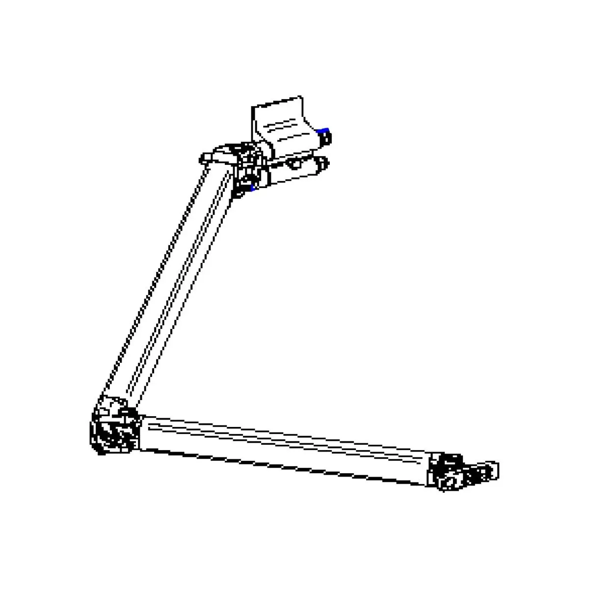 Brat articulat 2,25 m dreapta TO 4900 4 - 4,5 m, el.