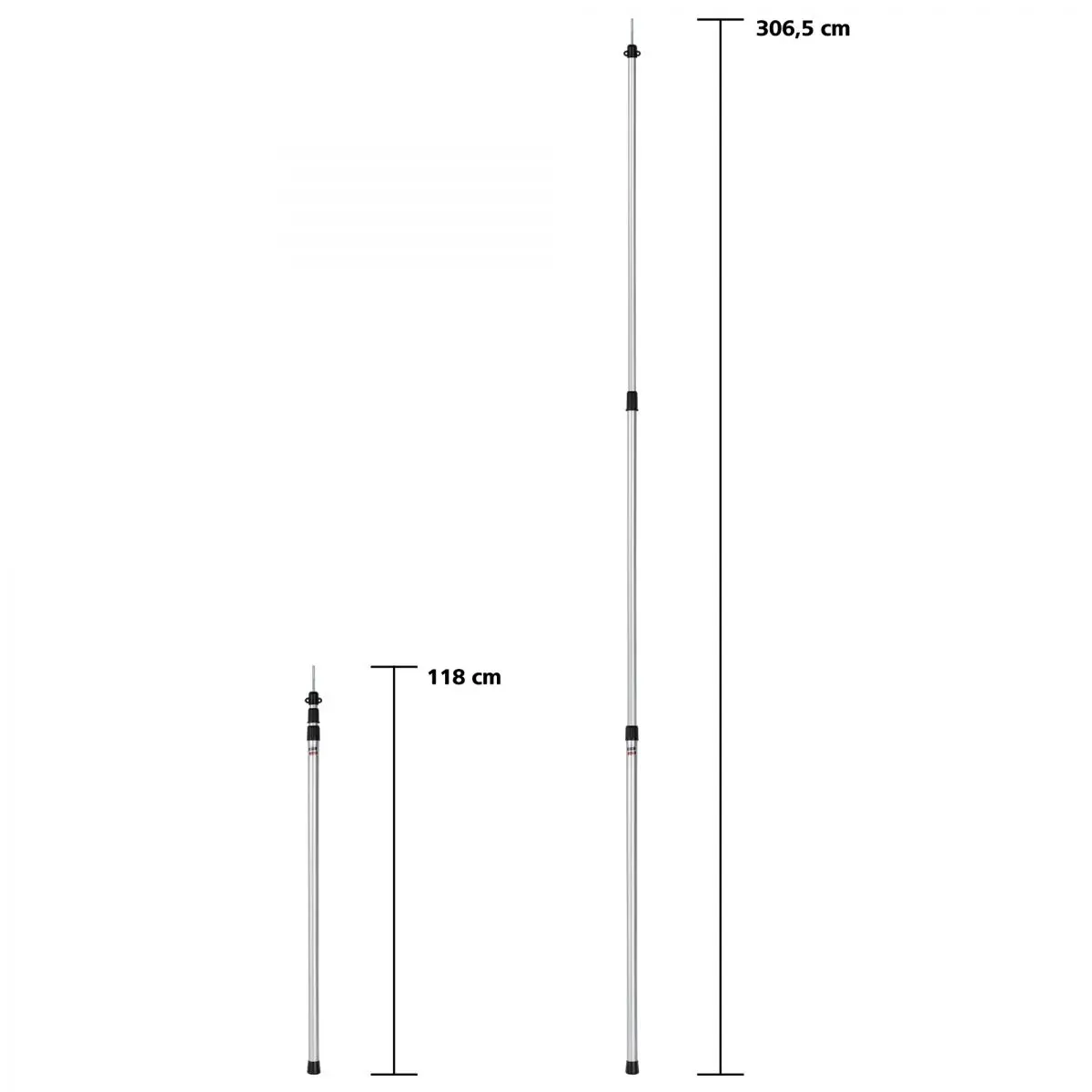 Tija telescopica - 95 - 300 cm