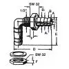 Conector cot rezervor - 10/12 mm, în ambalaj self-service