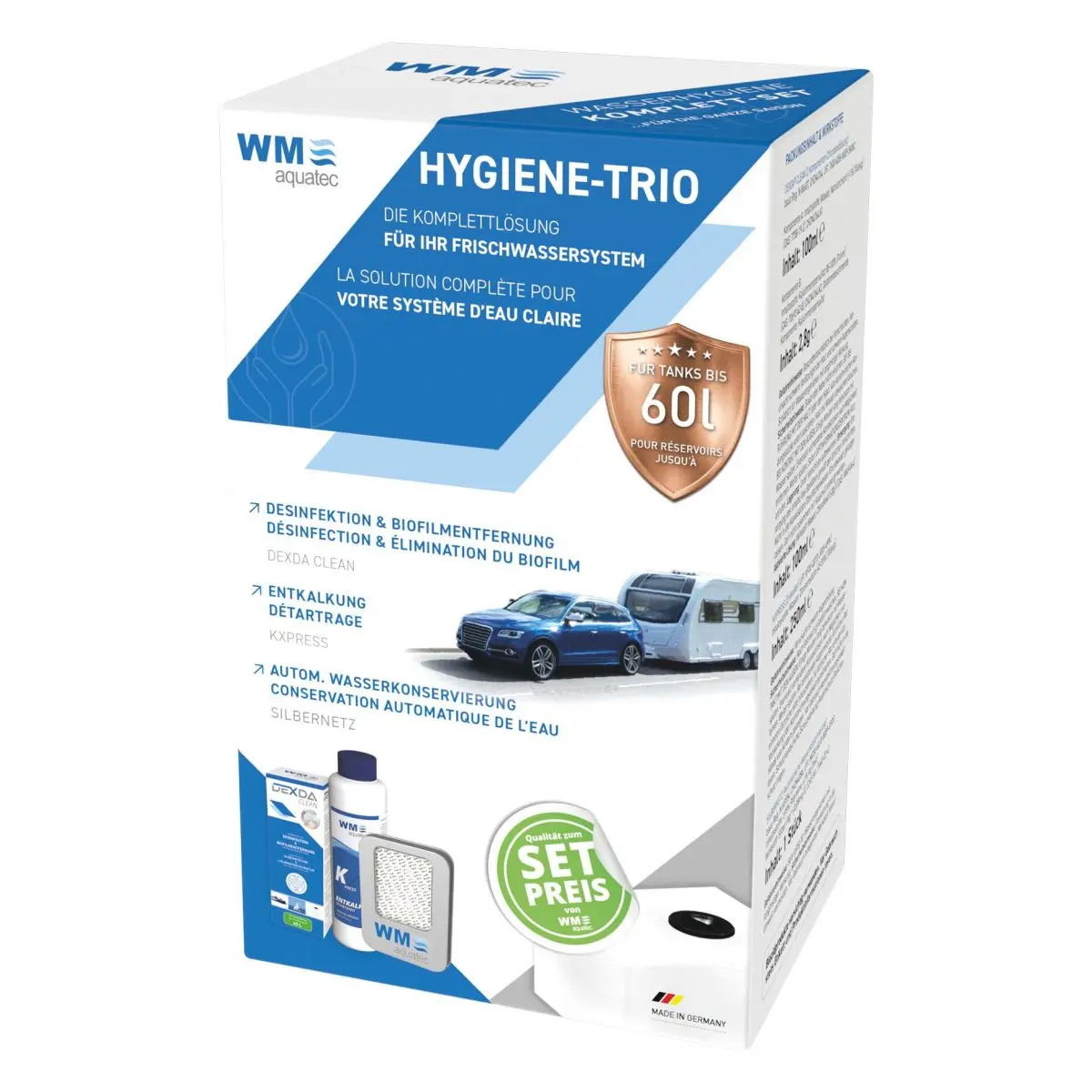 Hygienické trio - objem nádrže 60 litrov