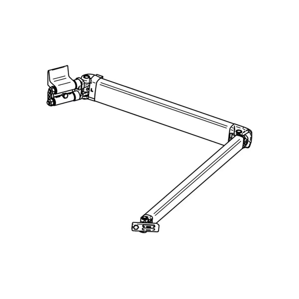 Brat articulat 2,5 m stanga LA 5200 de la 3 m