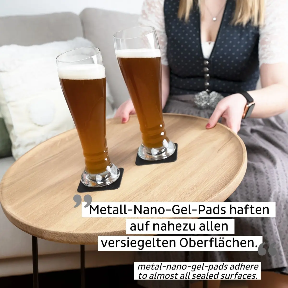 Magnet-Kristallglser - Weibierglas 500 ml