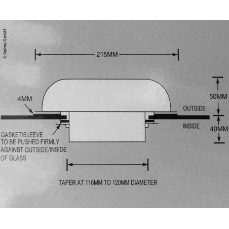 Carbest Solarventilator mit Schalter - Ø 215 mm