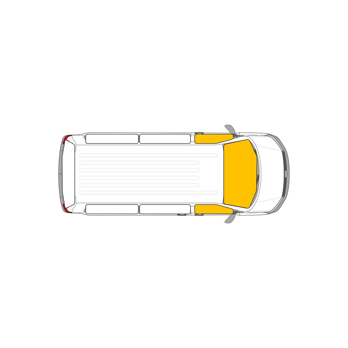 Isoflex hőszigetelő szőnyeg Renault Master / Opel Movan 2005-2010 - 3 darabos fülke