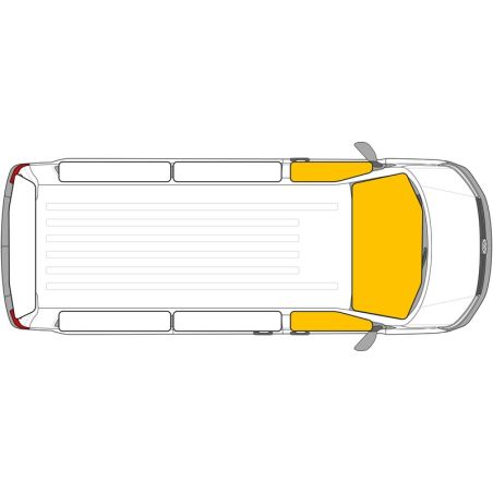 Thermomatte Isoflex Renault Master / Opel Movan 2005-2010 - Fahrerhaus- 3-teilig